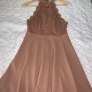 Brown dress